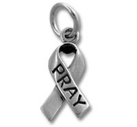 "Pray" Awareness Ribbon Charm