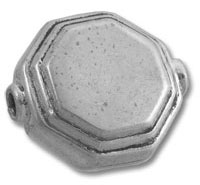 Octagonal Bali Bead