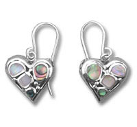 Silver Heart Earrings