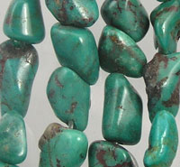 Green-Brown Turquoise Nuggets