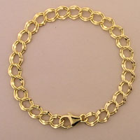 7.5" Gold Filled Charm Bracelet