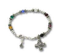 Salvation Bracelet with Round Swarovski Crystal