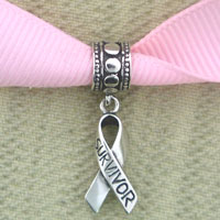 .5" Wide Pink Fabric Ribbon