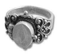 Silver Prayer Box Ring