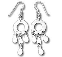 Silver Trendy Earrings