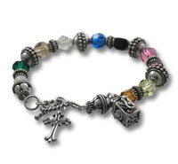 7.75"  Multi Color Salvation Bracelet