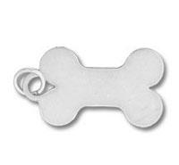 Dog Bone Tag Charm