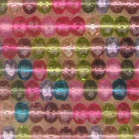 Faceted Rondell Beads