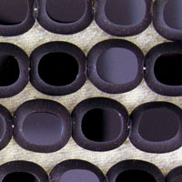 Black Czech Glass Bead