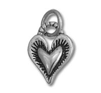 Sterling Silver Dainty Heart Charm
