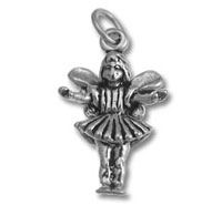 Silver 3D Fairy Charm