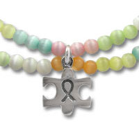 4mm Flexible Cats Eye Autism Ribbon