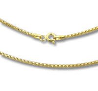 16" Vermeil Coreana Round Box Chain
