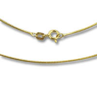 16" Vermeil Round Snake Chain