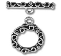 Beaded Circular Toggle