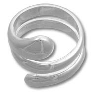 Silver Swirl Ring