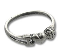 I Love Soccer Adjustable Ring
