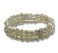 3 Strand Fresh Water Potato Pearl Bracelet