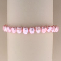 Pink Potato Pearl Stretch Bracelet