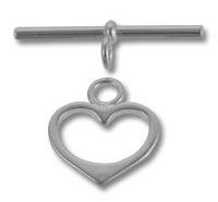 Cutout Heart Toggle, 100 Set