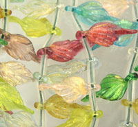 Multi Color Gold Foil Leaves