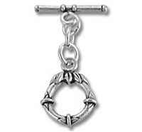 Silver Finding Round Toggle