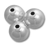 14mm Silver Beads