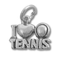 I Love Tennis Charm