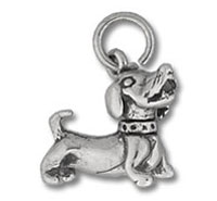 Dashshund with Moveable Head Charm