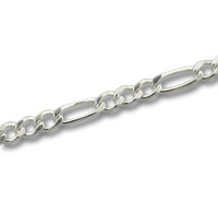 3mm Silver Figaro Chain