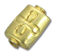 Vermeil Cross Spacer Bead