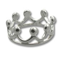 Crown Silver Ring