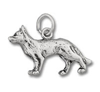 German Shephard Dog Charm