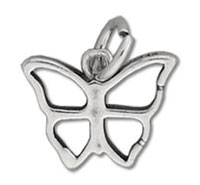 Butterfly Outline Charm