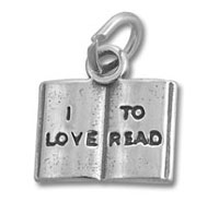 I Love to Read Charm
