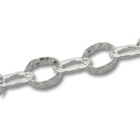 Silver Oval Link