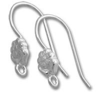 Sterling Silver Daisy Ear Wire