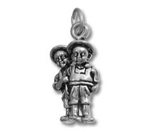Sterling Silver 2 Country Boys Charm