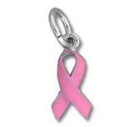 Colored Enamel Ribbon Charm