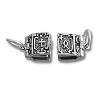 Small Silver Bible Prayer Box