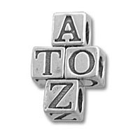 5.5mm Letter Alphaber Beads