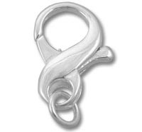 Large Lobster Clasp with Soldered Ring