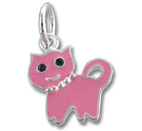 Enamel Cat Charm