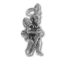 Fairy On Branch Charm