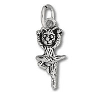Ballerina Cat Charm