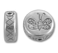 Circle Hollow Bead with Bee