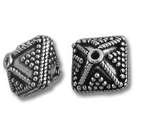 Diamond Shaped Bali Beads