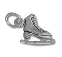 Sterling Silver Ice Skate Charm