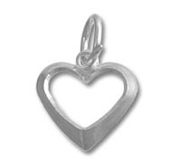 One Side Heart Charm
