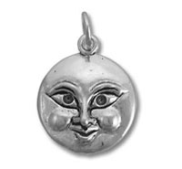 Moon Face Charm
